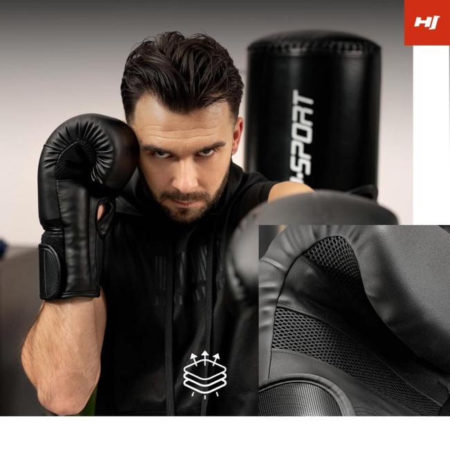 Боксерські рукавиці Hop-Sport HS-BG12 12oz чорні