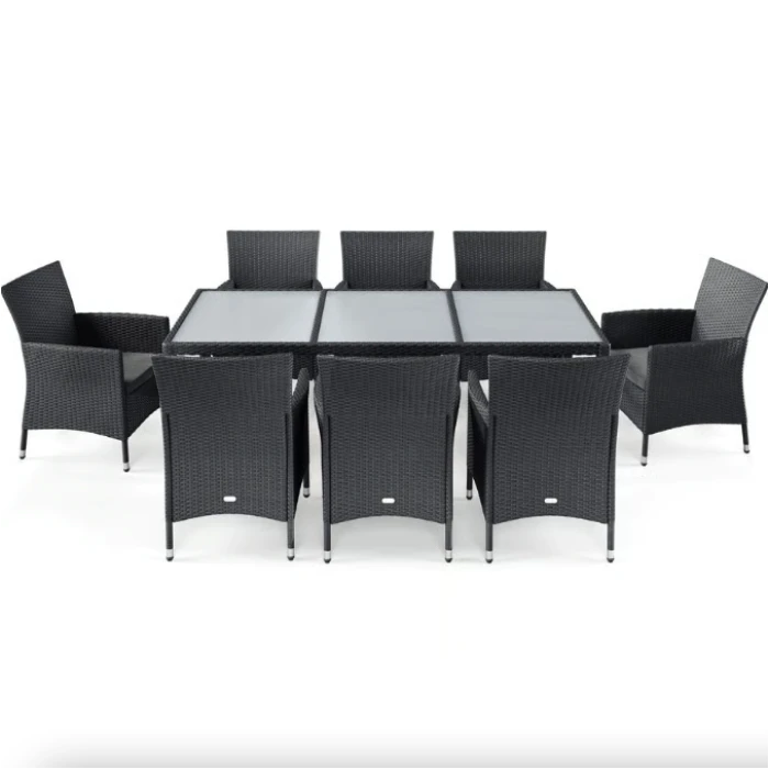 Садові меблі Di Volio VERONA 8+1 Сірий/сірий