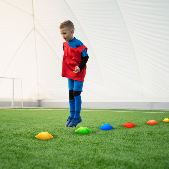 Набір фішок для тренувань Gymtek 18см*5см / 50шт різнокольорові