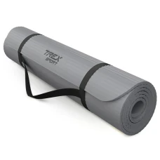Коврик для йоги Trex Sport TX-019NGM NBR 1см 190х80 серый