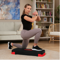 Степ платформа Hop-Sport HS-PP033AS черно-красная