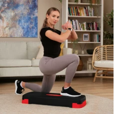 Степ платформа Hop-Sport HS-PP033AS черно-красная