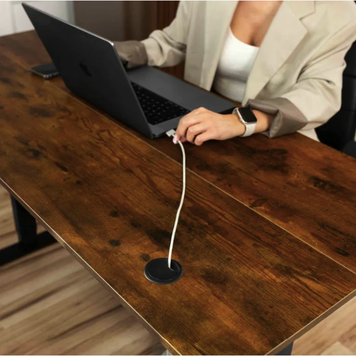 Комп'ютерний стіл з регульованою висотою Di Volio Rapalo коричневий