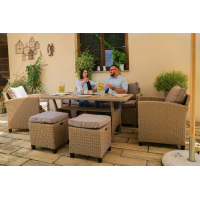 Комплект садовой мебели Di Volio Genova Бежевый/Светло-серый