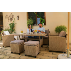 Комплект садовой мебели Di Volio Genova Бежевый/Светло-серый