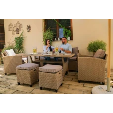 Комплект садовой мебели Di Volio Genova Бежевый/Светло-серый