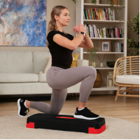 Степ платформа Hop-Sport HS-PP033AS черно-красная