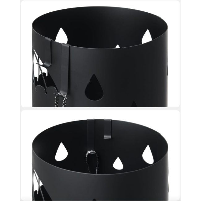 Подставка для зонтов Leobert Sakura круглая форма черный