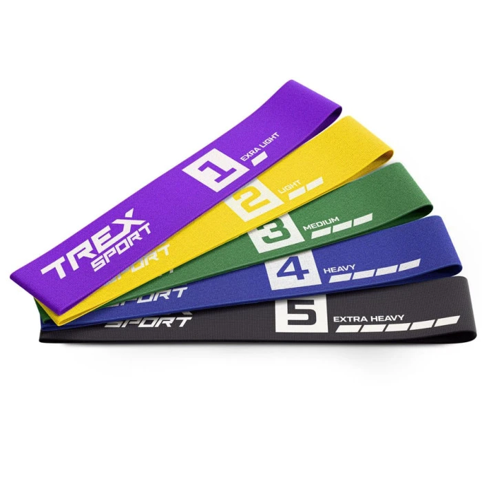 Набор резинок для фитнеса Trex Sport TX-033PRA 2,5-25кг set A