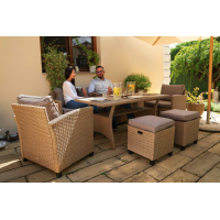 Комплект садовой мебели Di Volio Genova Бежевый/Светло-серый