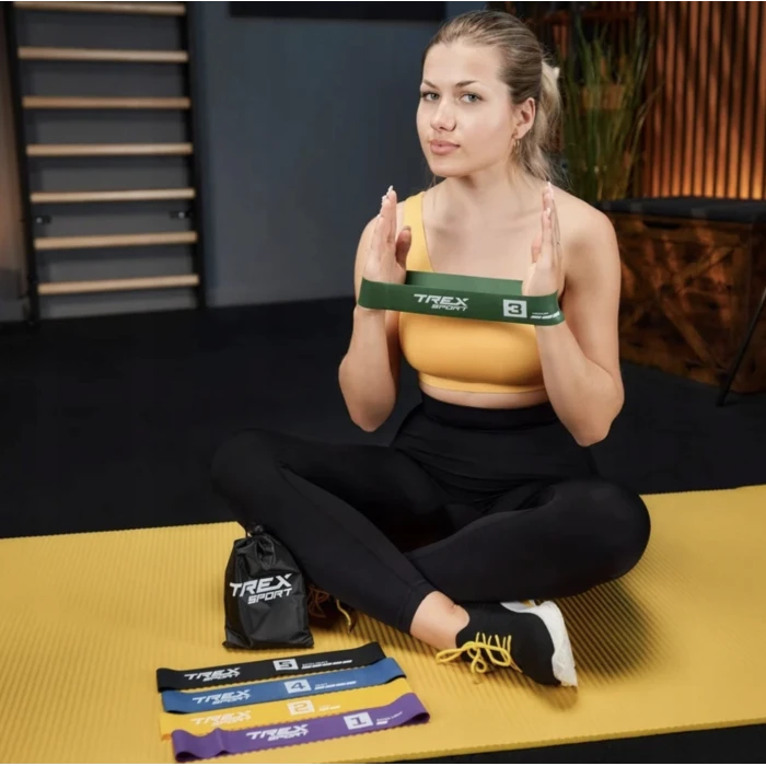 Набор резинок для фитнеса Trex Sport TX-065RBC 1-18кг