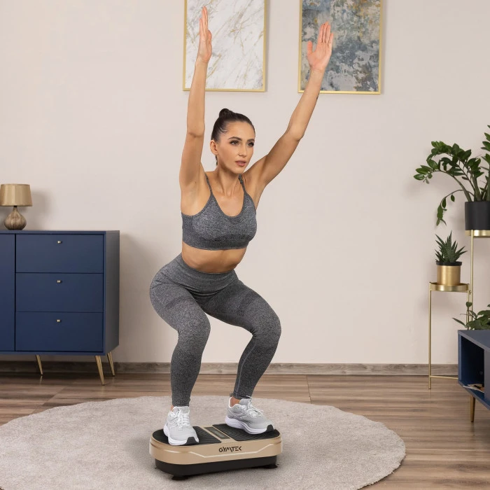 Вибрационная платформа GYMTEK XP300 золотистый
