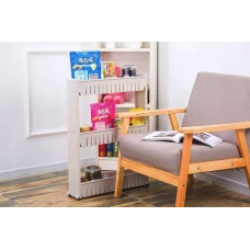 Этажерка Leobert Slim 3-уровневая на колесах