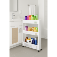 Этажерка Leobert Slim 3-уровневая на колесах