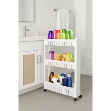 Етажерка Leobert Slim 3-рівнева на колесах