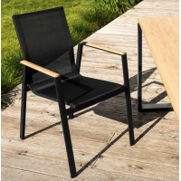 Садове крісло Di Volio Buti чорний