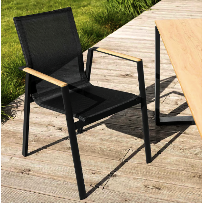 Садове крісло Di Volio Buti чорний