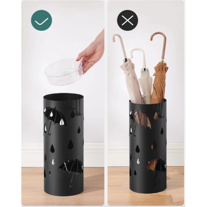 Підставка для парасольок Leobert Sakura кругла форма чорний