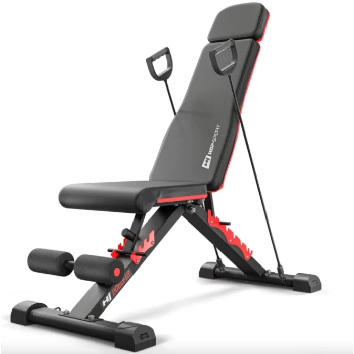 Набір Elitum Titan гантелі 2х21кг з лавою Hop-Sport HS-2080 HB