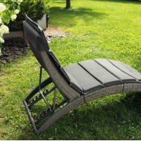 Садовый шезлонг Di Volio Ciampino серо/графитовый