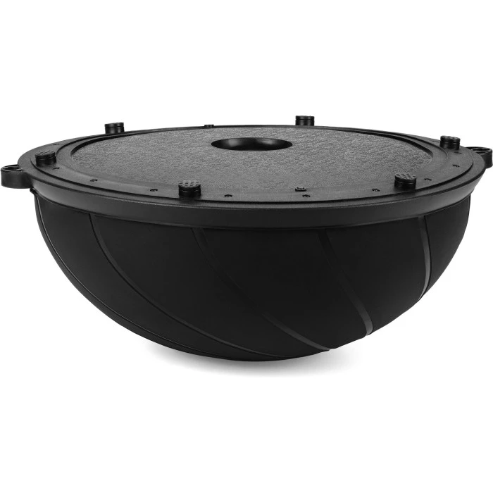 Балансувальна півсфера Gymtek Flex Core Half Ball 58см з еспандерами + насос чорний