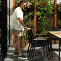 Садове крісло Di Volio Buti чорний