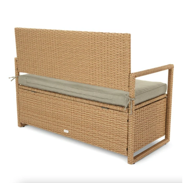 Садовая скамейка Di Volio Verbana с местом хранения бежевый