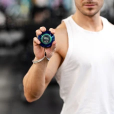 Гіроскопічний тренажер Gymtek Power Ball голубий