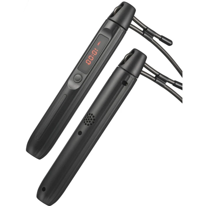 Розумна скакалка Gymtek Smart з дисплеєм і Bluetooth чорна