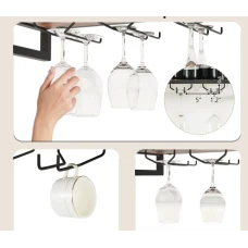 Настенный винный стеллаж Costway Lagom в стиле Loft