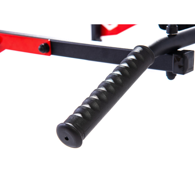 Настенный турник Besport 3 хвата BS-T0004 черно-красный