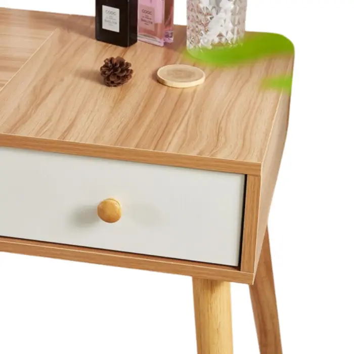 Туалетний столик Chomik SECTOR у скандинавському стилі з відкидним дзеркалом