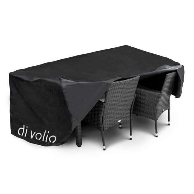 Садові меблі Di Volio VERONA 6+1 чорна