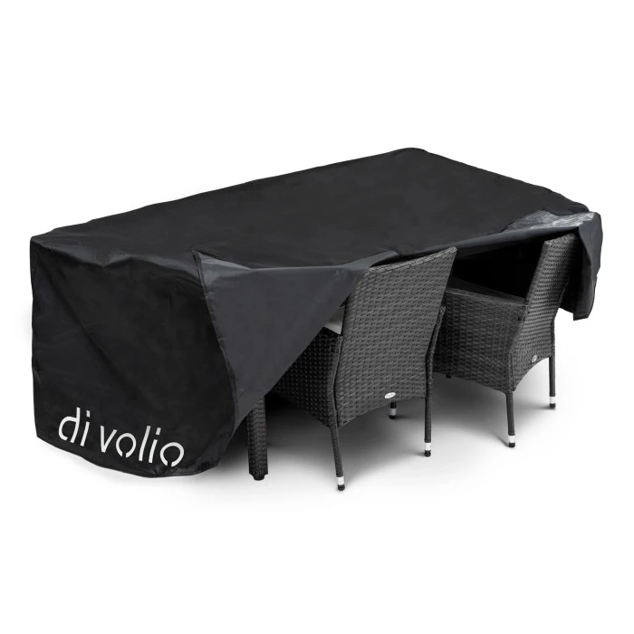 Садовая мебель Di Volio VERONA 6+1 черная