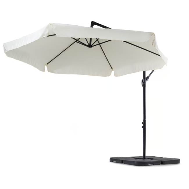 Парасолька садова Di Volio EMPOLI 300см кремова+ Основа садової парасольки