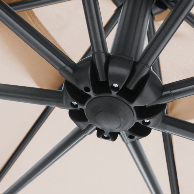 Парасолька садова Di Volio EMPOLI 300см кремова+ Основа садової парасольки