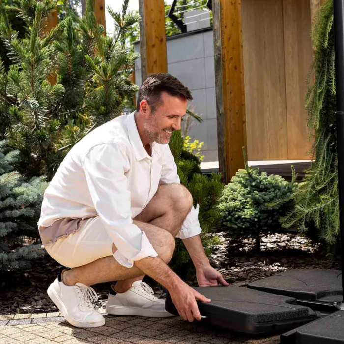 Зонтик садовый Di Volio EMPOLI 300см кремовый+ Основа садового зонтика