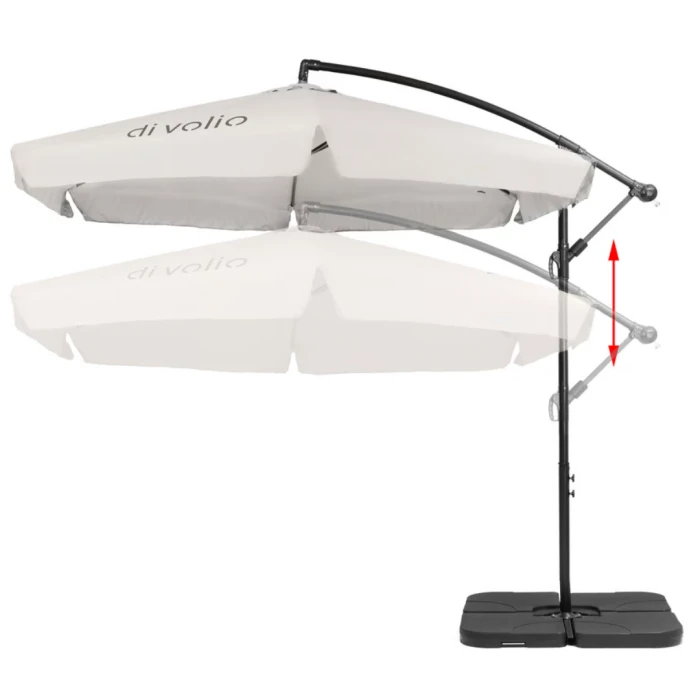 Зонтик садовый Di Volio EMPOLI 300см кремовый+ Основа садового зонтика