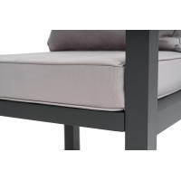 Комплект садових меблів Di Volio Brescia 2 сірий/світло-сірий