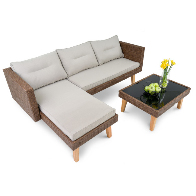 Комплект меблів для саду Di Volio Imola коричневий