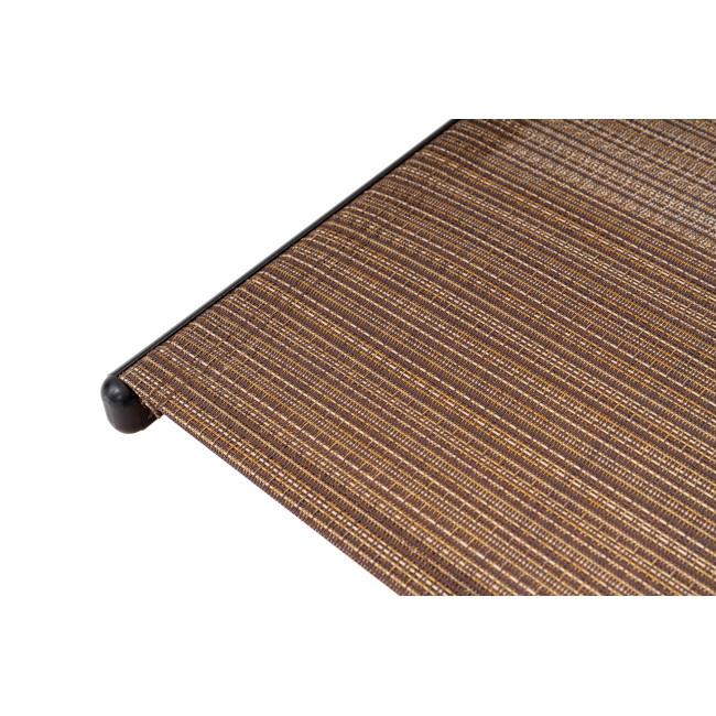 Садовый шезлонг с алюминиевой рамой Di Volio Bolzano коричневый