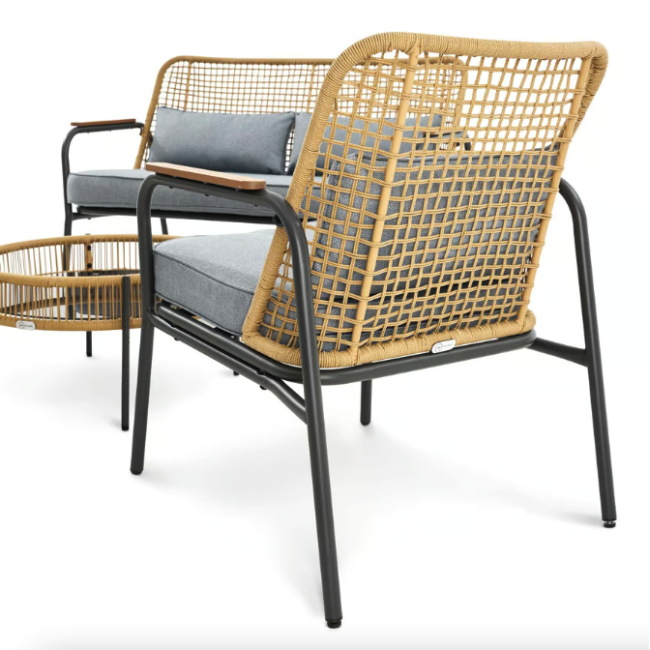 Комплект садових меблів Di Volio Salerno бежевий/сірий