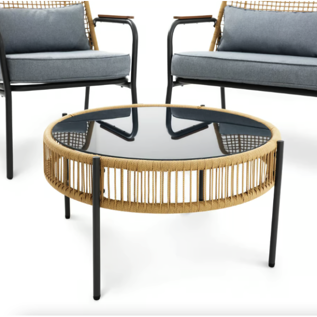 Комплект садових меблів Di Volio Salerno бежевий/сірий