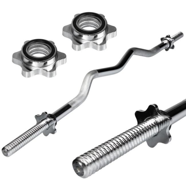 Набір Elitum Titan 46кг зі штангою та гантелями