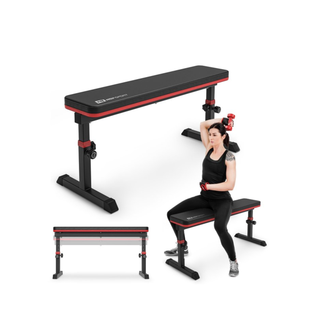 Лавка тренувальна Hop-Sport HS-1025 Pro для жиму горизонтальна регульована