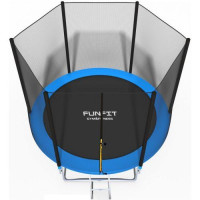 Батут Funfit 8ft (252см) синий с наружной сеткой