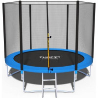 Батут Funfit 8ft (252см) синий с наружной сеткой