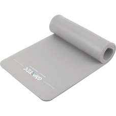 Коврик (мат) для фитнеса и йоги Gymtek NBR 1,5см серый