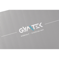 Коврик (мат) для фитнеса и йоги Gymtek NBR 1,5см серый