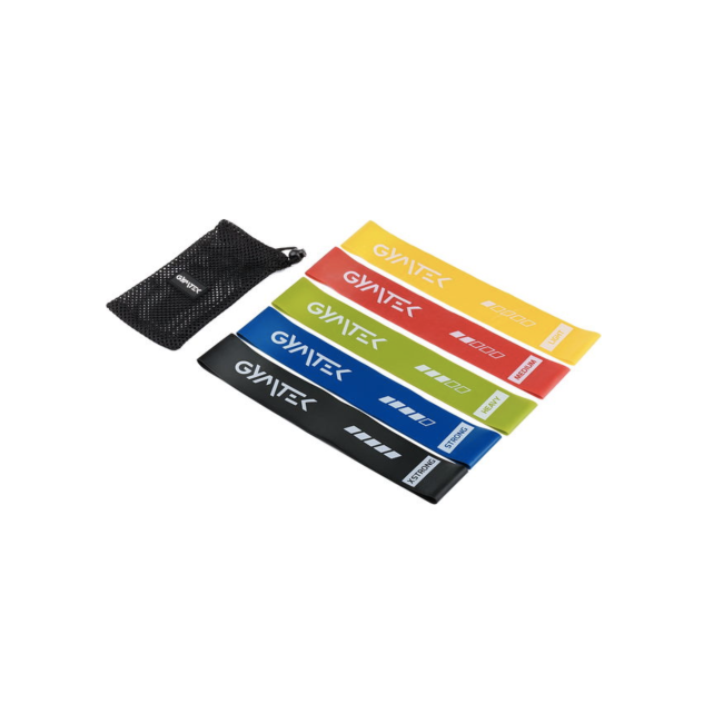 Набір резинок для фітнесу Gymtek 0,5-30кг 5 штук